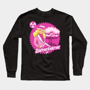 Barbenheimer explode Long Sleeve T-Shirt